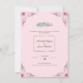 Elegant Floral Wedding Invitation | Modern & Roman (Devant)