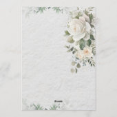 Elegant Floral Wedding Invitation – Save the Date (Dos)