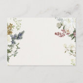 Elegant Floral Wedding RSVP Card | Watercolor  (Dos)