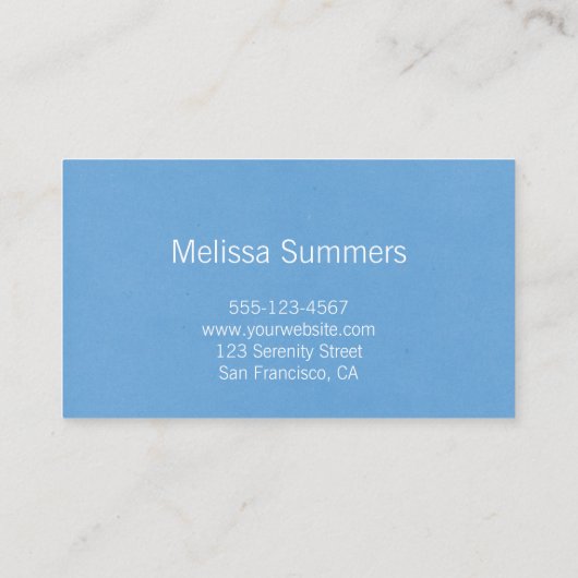 Elegant Floral White Daisies Rustic Visitekaartje (Achterkant)