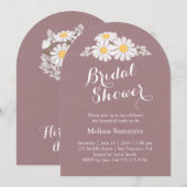 Elegant Floral White Daisies Vrijgezellenfeest Kaart (Voorkant / Achterkant)