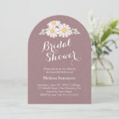 Elegant Floral White Daisies Vrijgezellenfeest Kaart (Staand voorkant)