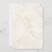 Elegant Floral Wreath Graduation Party Kaart (Achterkant)