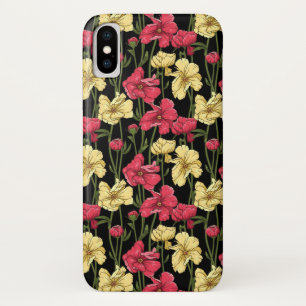 Elegant floreel patroon 2 iPhone x hoesje