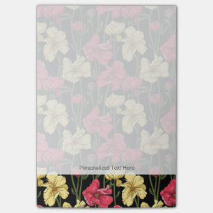 Elegant floreel patroon 2 post-it® notes