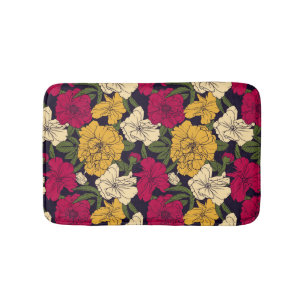 Elegant floreel patroon badmat