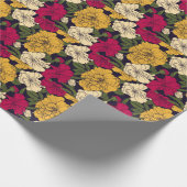 Elegant floreel patroon cadeaupapier (Hoek)