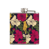 Elegant floreel patroon heupfles (Achterkant)