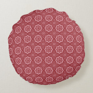 Elegant floreel patroon rond kussen