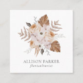 Elegant Florist Floriculturist Visitekaartje (Voorkant)