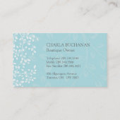 Elegant Florist Visitekaartjes (Achterkant)