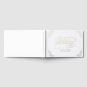 Elegant flourish calligraphy wedding guest book (Complet)