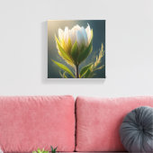 Elegant Flower Canvas Afdruk (Insitu (Woonkamer))