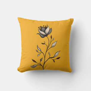 Elegant Flower Decorative Abstract Art Kussen