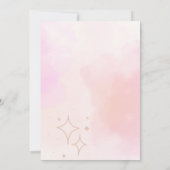 Élégant Flower Enregistrer la carte de date de pub (Dos)