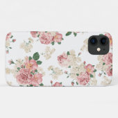 Elegant Flower Pattern Case-Mate iPhone Case (Achterkant (horizontaal))