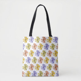 Elegant Flower Pattern Draagtas