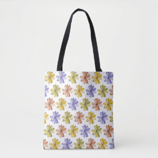 Elegant Flower Pattern Draagtas