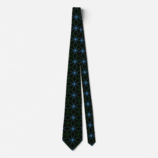 🌸 Elegant Flower-Pattern Tie – Stylish & Sophisti Stropdas (Voorkant)