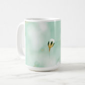 Elegant Flower Print Coffee Mok (Voorkant links)