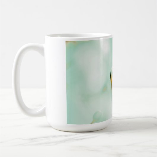 Elegant Flower Print Coffee Mok (Links)