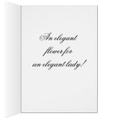 ELEGANT FLOWER VALENTIJN card (Binnen (Rechts))