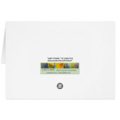 Elegant Flowers Card (Achterkant Horizontaal)