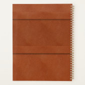 Elegant Fluorish Personalized Planner (Achterkant)