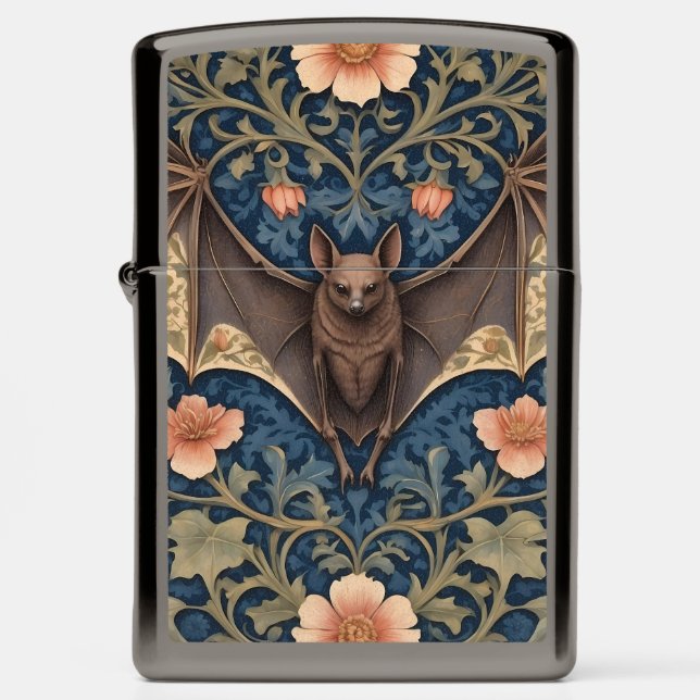 Elegant Flying Bat William Morris geïnspireerd Blo (Front)