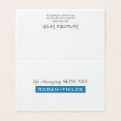 Elegant Folded Notecards Visitekaartjes (Buitenkant ongevouwen)