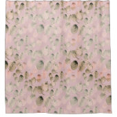 Elégant Foliage Aquarelle Douche rideau (Devant)