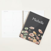 Elegant foliage rustic botanical watercolour Planner (Display)