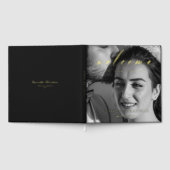 Elegant Folie Script Welkom op onze Forever Weddin Gastenboek (Volledig)