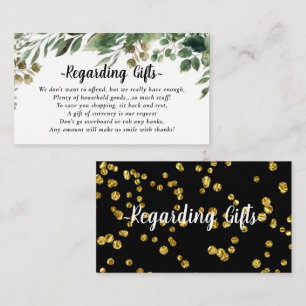 Elégant fonds Eucalyptus au lieu de cartes cadeaux