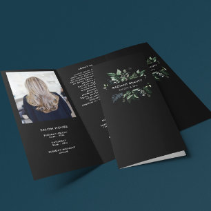 Elegant Forest Foliage Business — drievoudig broch