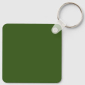 Elegant Forest Green Class of 2023 Afstuderen Sleutelhanger (Achterkant)