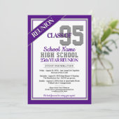 Élégant Formal High School Invitations de Réunion (Debout devant)