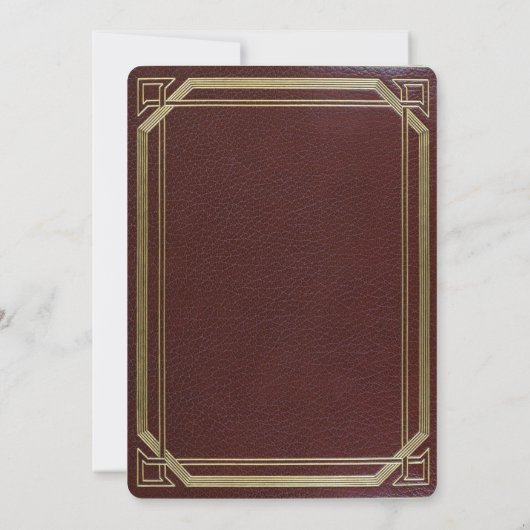 Elegant formeel Bourgondisch Goud 2025 Graduation Kaart (Achterkant)