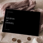 Élégant Formel Mariage noir