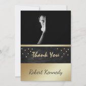 Elegant foto Afstuderen Hartelijk dank Kaart (Voorkant)