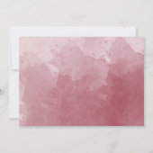 Elegant Foto Burgundy Monogram Weddenschap Save The Date (Achterkant)