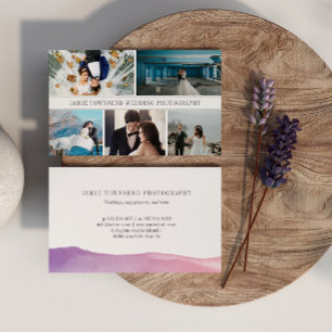 Elegant Foto Collage Professional Fotograaf Visitekaartje