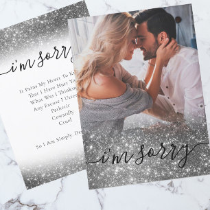 Elegant Foto Het spijt me dat ik Kaart ben.