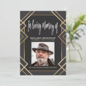 Elegant foto in het liefhebben van geheugen begraf programma (Staand voorkant)