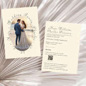 Elegant Foto Lijst QR Code Kaart