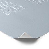 Elegant Foto lijst Qr Code zitgrafiek Poster (Hoek)