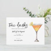 Elegant Foto Script Trouwdag Save The Date (Staand voorkant)