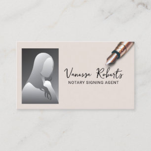 Elegant foto van mobiele signaalsignaalagent visitekaartje