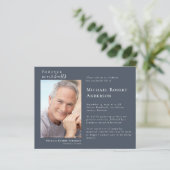 Elegant fotofeest voor de herdenking van het leven (Staand voorkant)