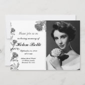 Elegant Fotoviering van de begrafenis van de herde Kaart (Voorkant)